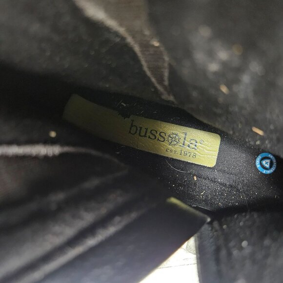 Bussola Knee High Leather Riding Boots Womens 37 US 6.5 Taupe Zipper Distressed - Picture 16 of 16